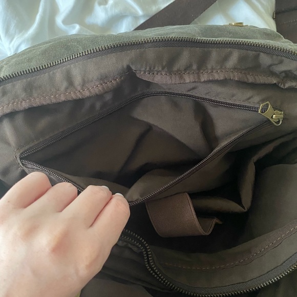 Handmade NYC custom canvas messenger bag - Picture 9 of 11